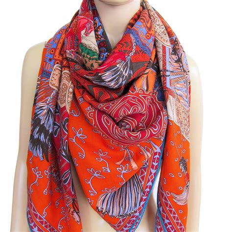 hermes muffler silk|Hermes silk and cashmere shawl.